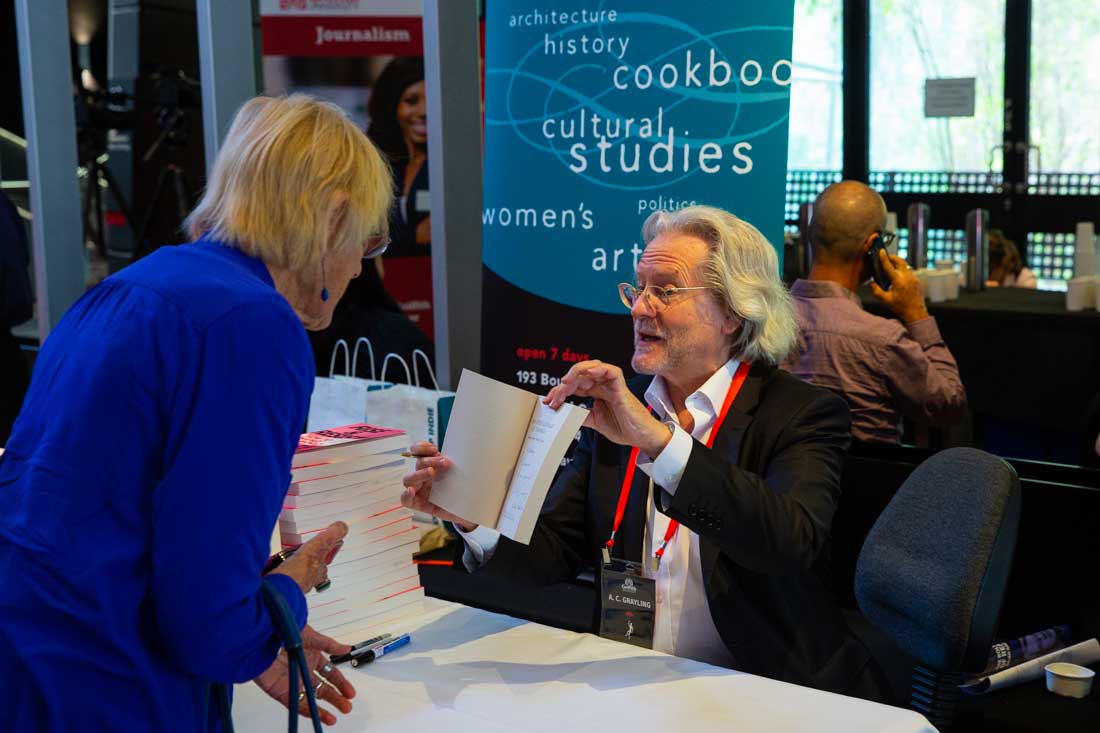 A. C. Grayling book signing